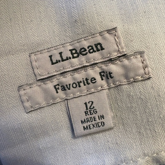 L.L.Bean Jeans-straight leg high rise -Size 12 - Picture 5 of 7